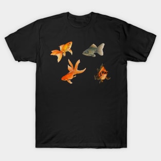 Golden fishes T-Shirt